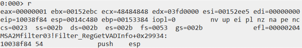 An image showing successful exfiltration of admin